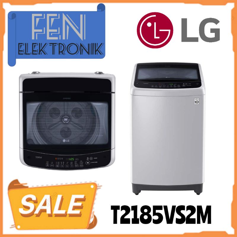 Mesin Cuci LG Top Loading T2185VS2M LG mesin cuci 8.5kg 1 tabung T2185VS2M T2185 VS2M LG