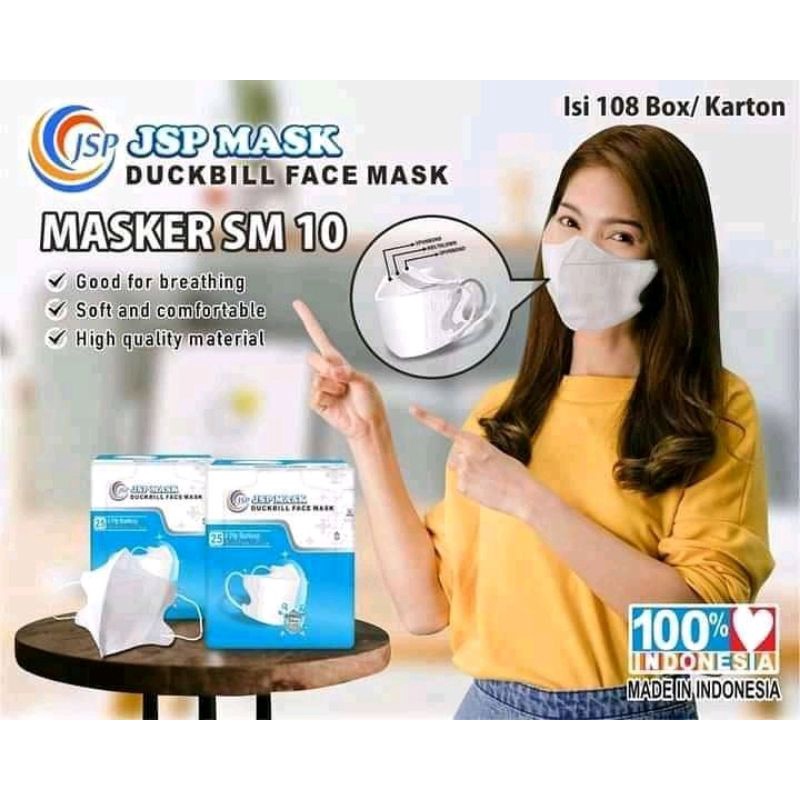 MASKER MEDIS JSP//SURGICAL MASK JSP "BONUS KONEKTOR"