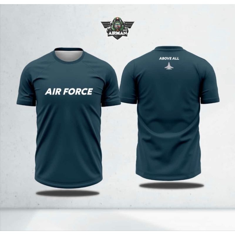 Air Force T-shirt / Kaos Air Force Dark Green