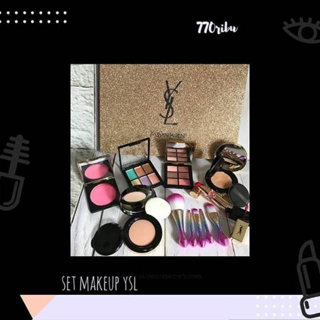 Jual YSL Makeup Set Lengkap Shopee Indonesia