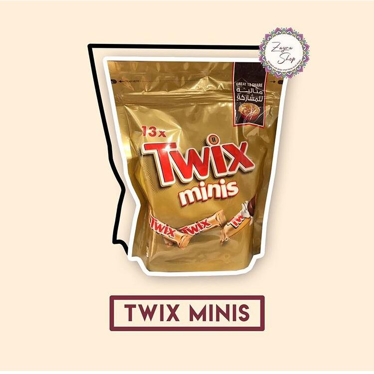 

Twix Minis isi 11 dan Twix Finger isi 9