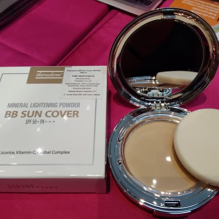 Theraderm. Mineral Lightening Powder. BB SUN COVER. SPF 50+PA+++