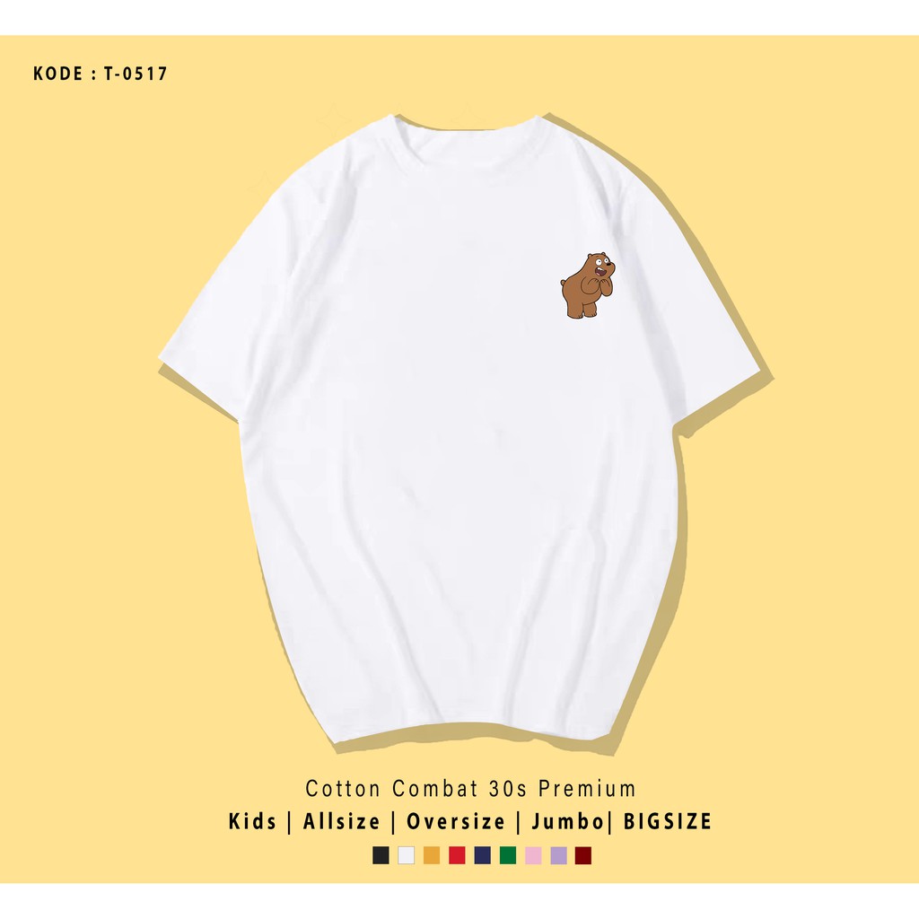 KAOS WE BERUANG SIDE CUTE UNISEX / KAOS COUPLE / KADO UNIK / T-SHIRT CUSTOM / TUMBLR TEE