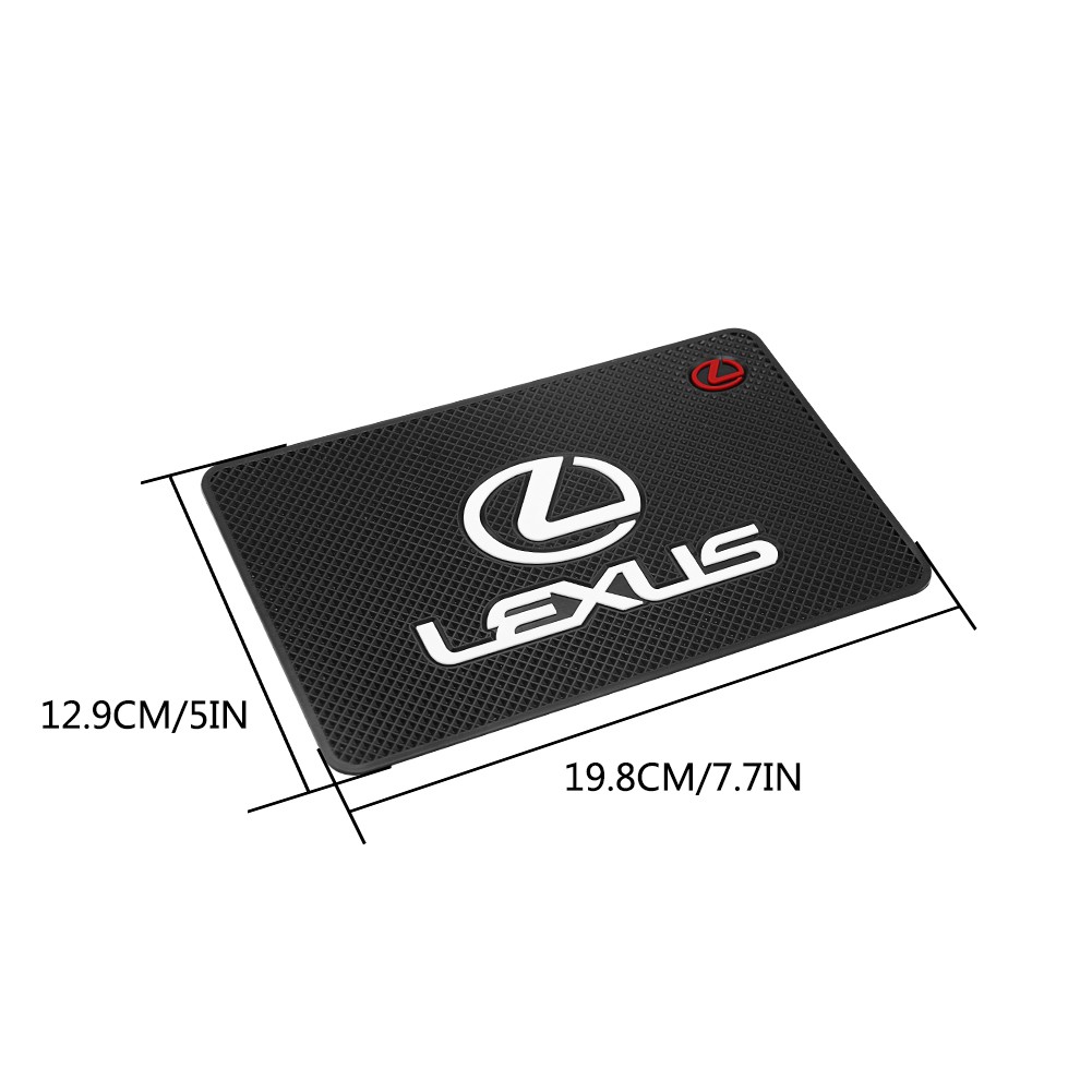 Non-slip Mat Dashboard Mobil Tikar Lengket untuk logo Lexus CT ES ADALAH GS LS LX RX UX NX CT200h es200 es300 is200 is250 is300 gs300 rx300 nx200