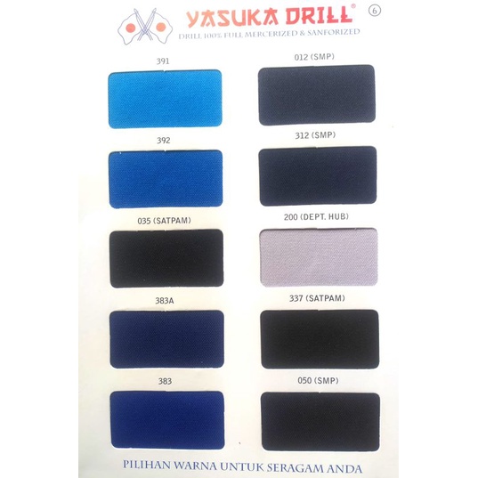 bahan celana/kain drill Japan drill