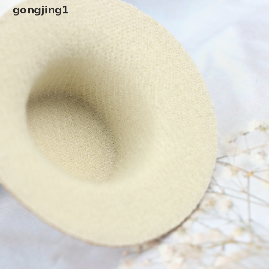 Ggg 2Pcs Miniatur Topi Jerami Untuk Aksesoris Rumah Boneka