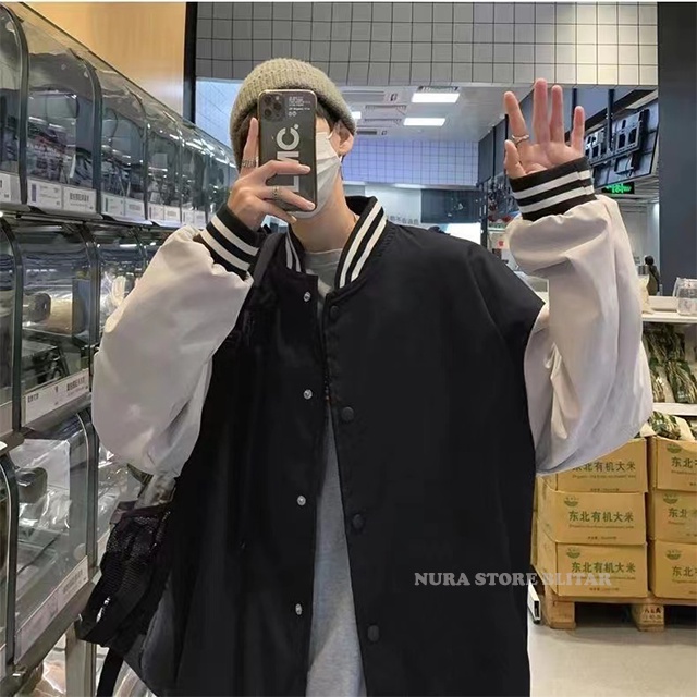 Jaket Varsity Bomber Pria Wanita Vintage Street Style Jacket Baseball Varcity Original Distro Premiu