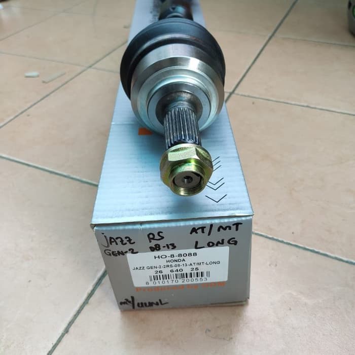 AS RODA CV JOINT ASSY JAZZ RS MATIC MANUAL GEN-208-13 H0-8-8088 UNIFAR