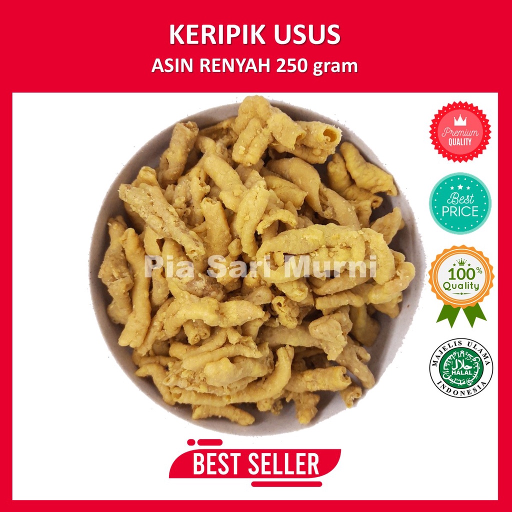 

Keripik Usus Crispy Tepung Original 250 gram