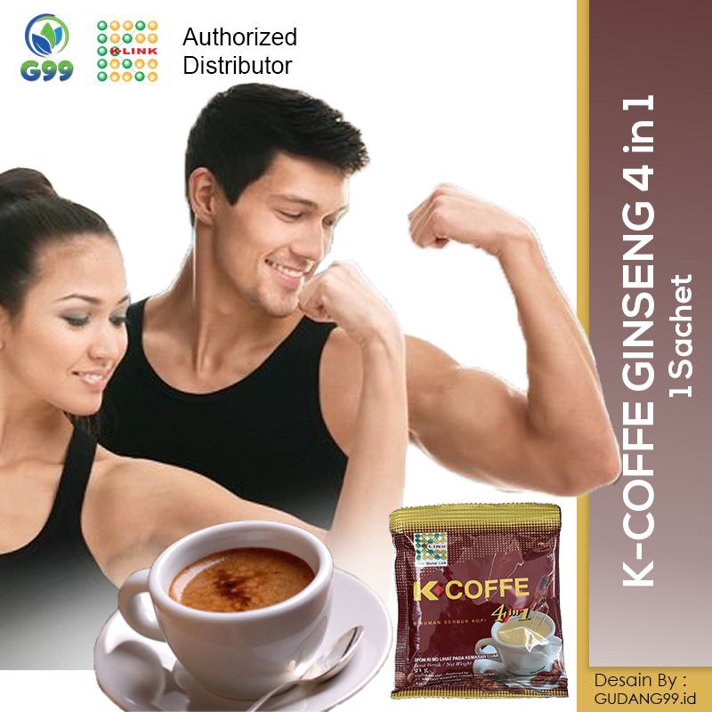 

K Coffe Ginseng Original|Kopi Kuat Tahan Lama Kopi Kesehatan Penambah Stamina Halal BPOM