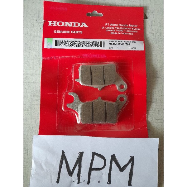 KAMPAS REM CAKRAM DEPAN KVB, HONDA BEAT VARIO 110 SPACY