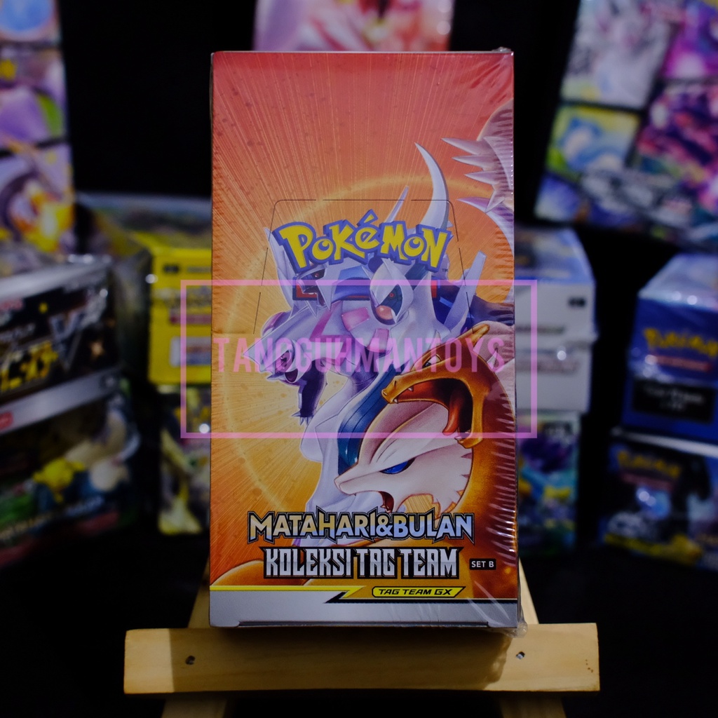 Kartu Pokemon TCG Indonesia Booster Box Seri 5 Set B AC3b Koleksi Tag Team GX
