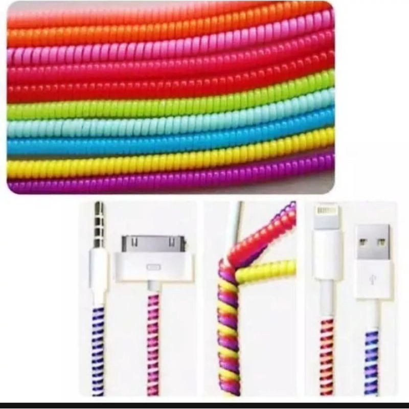 PELINDUNG KABEL CHARGER 1,2,3 WARNA