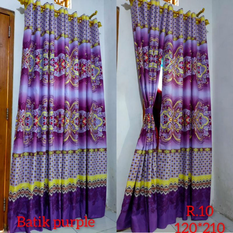 Gorden Smokring Batik Purple