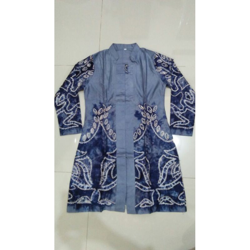 baju tunik muslim bordir sasirangan(size M  ld-100cm)