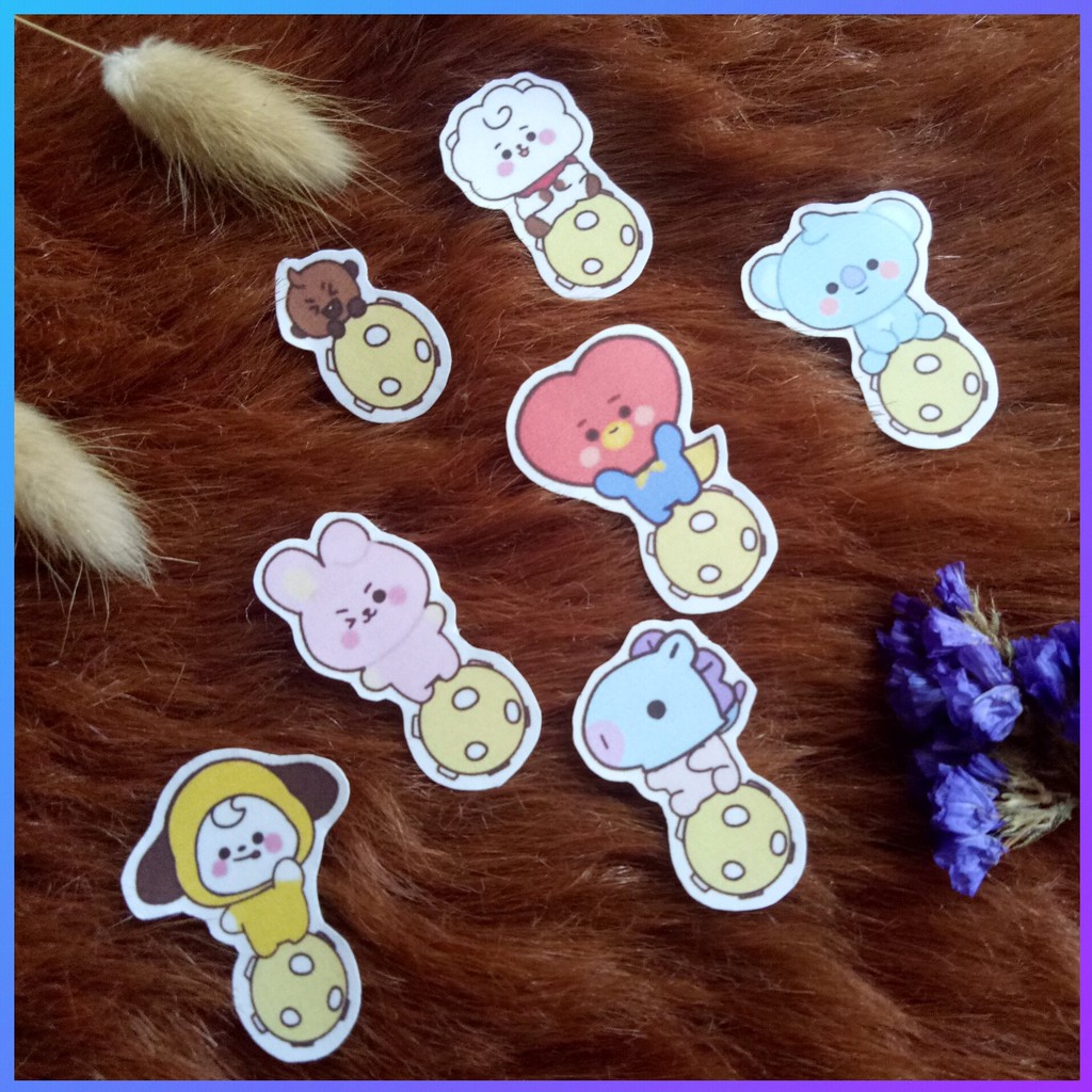 

Sticker baby BT21 Versi Moon