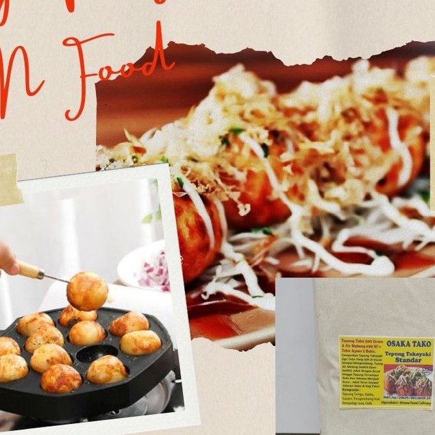 

Tepung Adonan Takoyaki - Tepung Takoyaki STANDAR 10 kg
