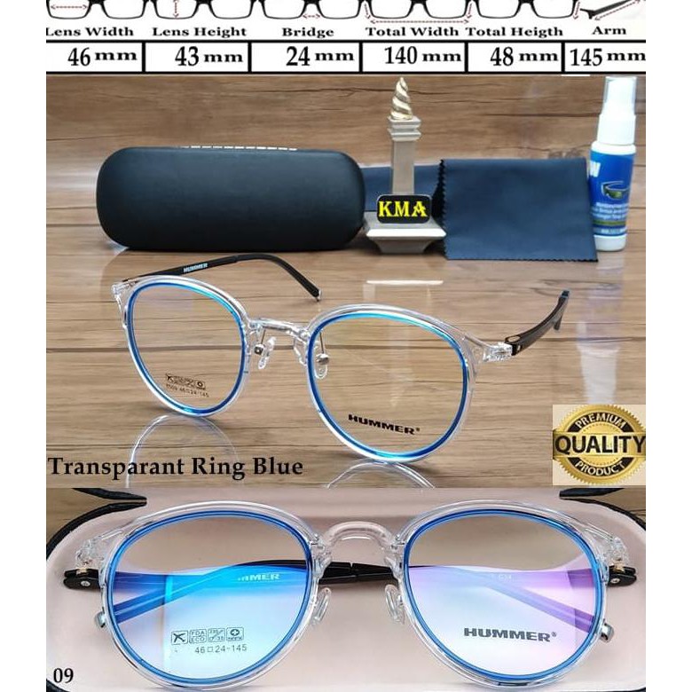 Frame Kacamata Minus Hummer Kacamata Frame Minus Hummer Oval Elastis