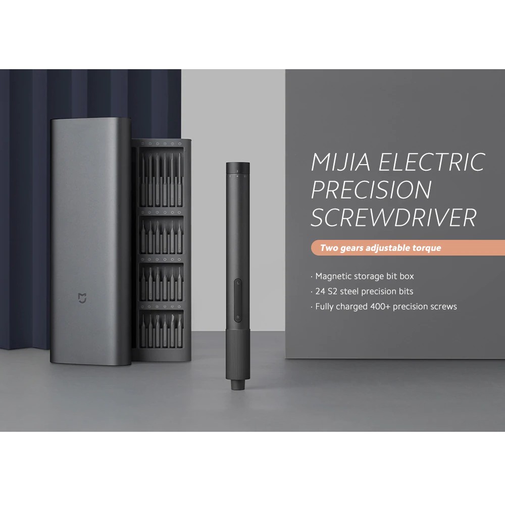 MI Mijia Electric obeng Precision Screwdriver 24in1 Set MJDDLSD003QW