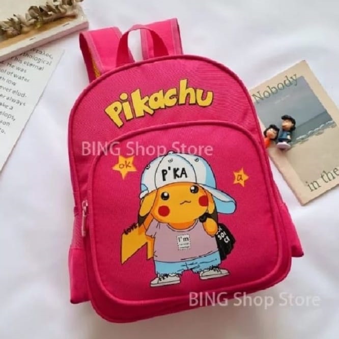 BATOSAI.BAGS - TAS RANSEL SEKOLAH ANAK LAKI LAKI DAN PEREMPUAN PIKACHU TERBARU 2021TAS COD ANAK PEREMPUN BISA BAYAR DI TEMPAT TAS PUNGGUNG ANAK