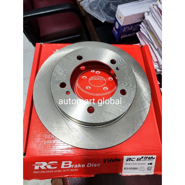 disc brake piringan rem cakram depan Escudo Vitara merk rc