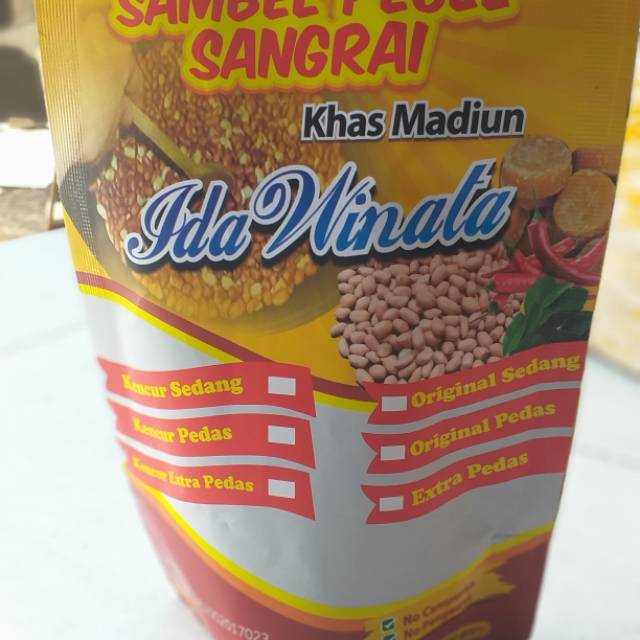 

Sambel pecel khas madiun berat 250gram