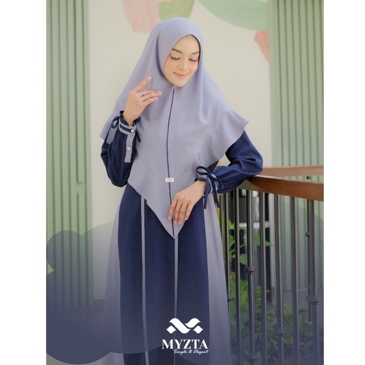 SET GAMIS SESKY SYARI ORIGINAL BY MYZTA OFFICIAL INAYA COLLECTION DRESS BAJU BUSANA MUSLIM WANITA BU
