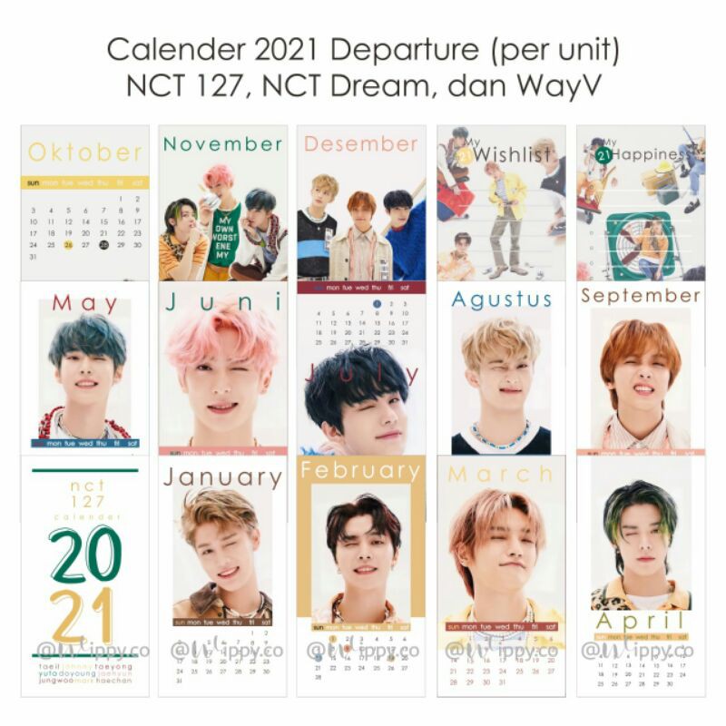 

Kalender NCT 127 Departure Version (15 Pcs)