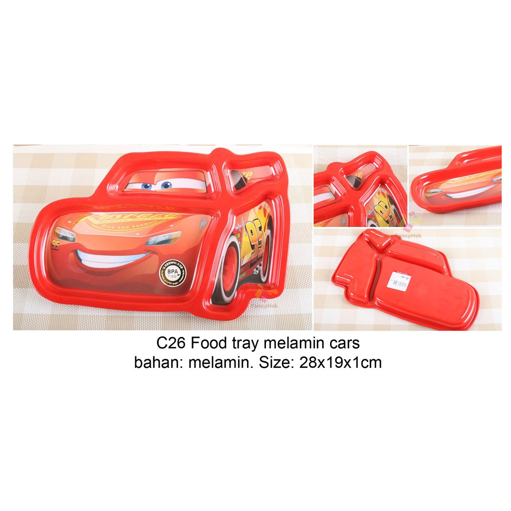 ORI KOREA Piring Melamin Cars C26