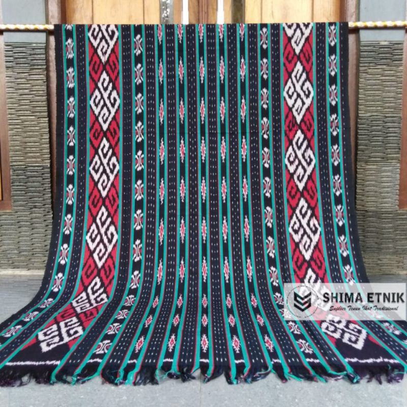 Kain Tenun Etnik Tradisional Asli Motif Khas Toraja Kain Tenun Tradisional Blanket Kain Motif Toraja