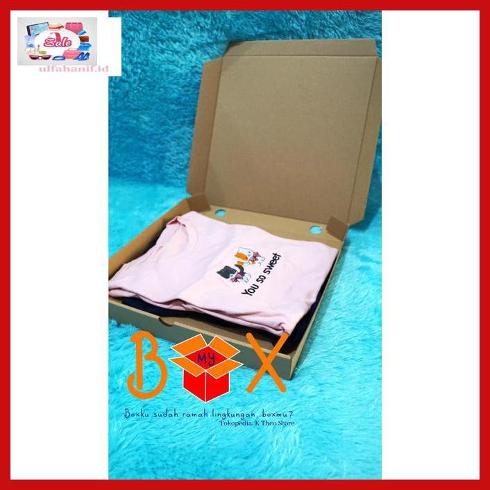 

Fr7T799- Dus Pizza / 20X20X4 Cm/ Box / Kotak Karton / Packaging Die Cut Ghighk-