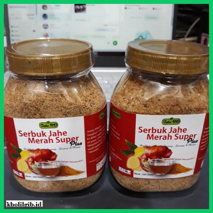

lanoisidartdrink- jahe merah rd serbuk jahe merah super plus 330gr -asliii-bngittt.