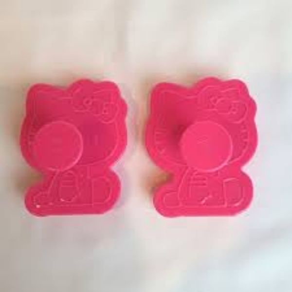 Cetakan Cookies Isi 2 Pcs - Cetakan Kue isi 2 Hello Kitty  - Doraemon - Bear