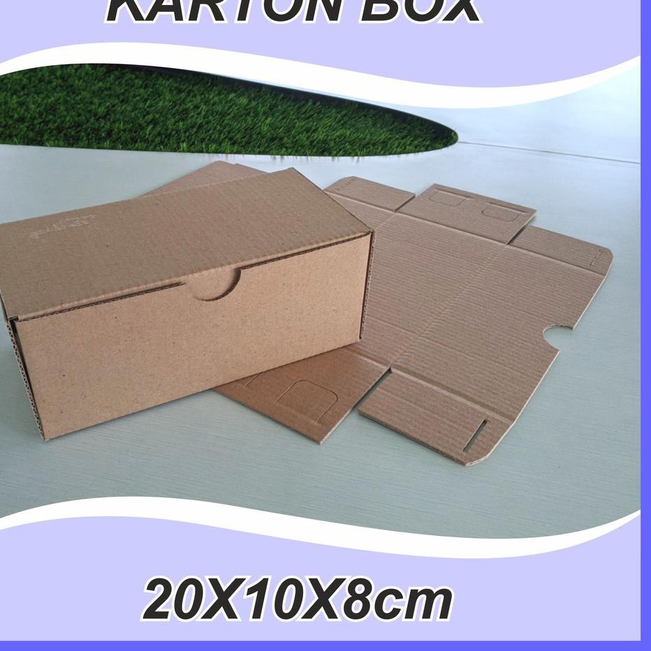 

PALING HOT!! (snv-234) (10 pcs) Karton Box Polos 20x10x8 cm BF Kardus Packing Murah