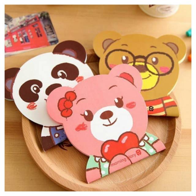 

Note Book / Buku Tulis Animals Head Panda & Bear