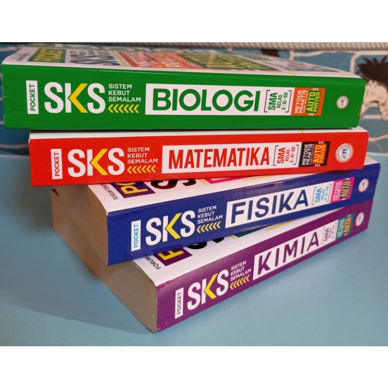 

POCKET BOOK SKS SMA IPA MATEMATIKA BIOLOGI KIMIA FISIKA (PRELOVED)