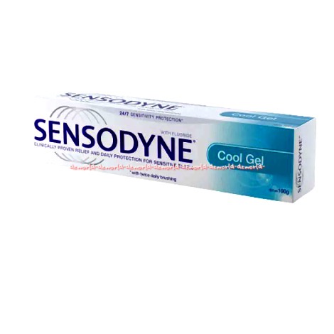 Sensodyne Cool Gel 100g Sensitive Protector Strong Teeth Odol Memperbaiki Gigi Sensitif Untuk Gigi Pasta Gigi Sensitive