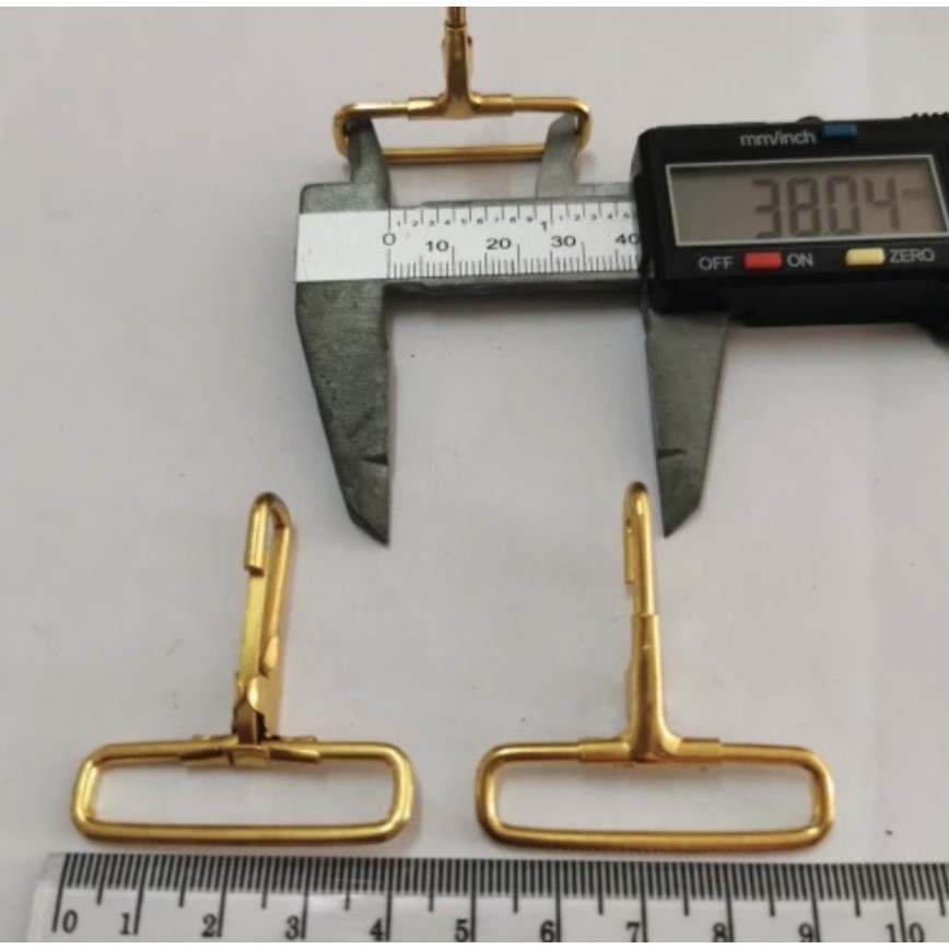 [60pcs] Kaitan kew kew 3,8 cm Gold / cantolan tas / Cantolan kew kew tas
