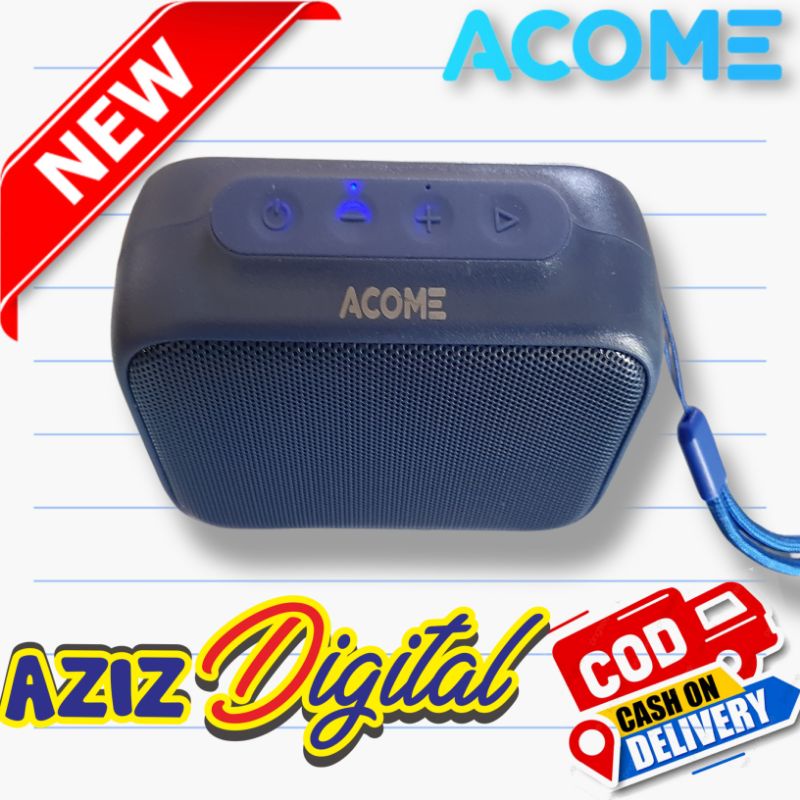 Speaker Bluetooth Acome 5.0 Portable Ultra Bass TWS