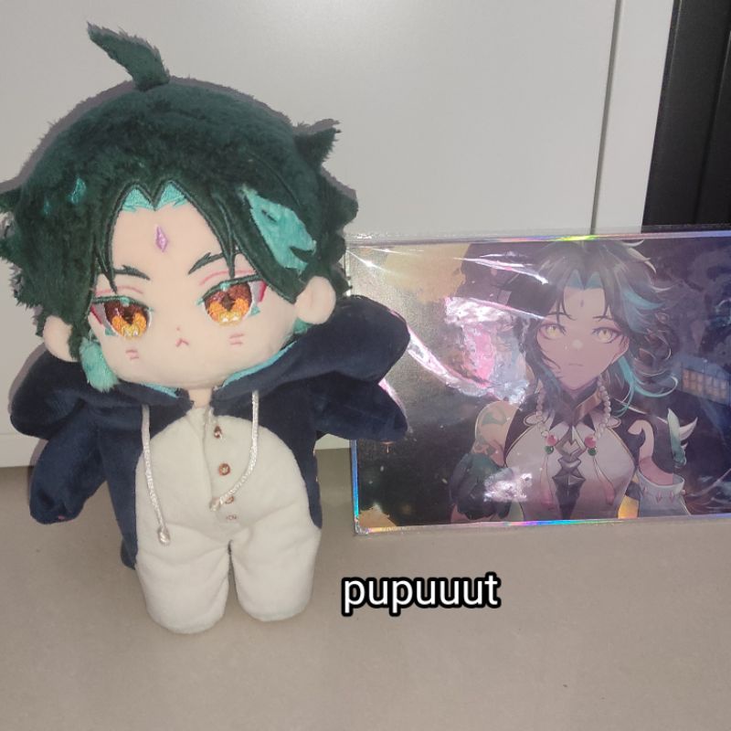 [BOOKED] Omodoki Xiao and Onesie 20cm with Shikishi by Ou Xiang Paro Genshin Impact