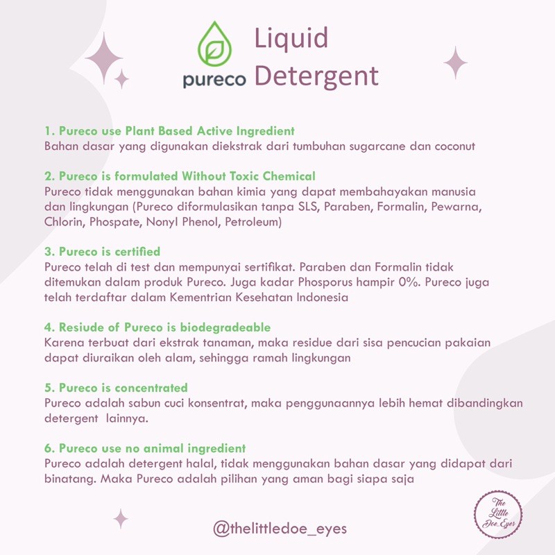 [READY] Pureco 500ml (Fruit, Vegetable, Salad wash / Liquid Dish &amp; bottle soap / liquid detergent)