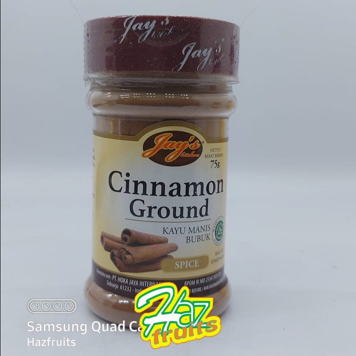 

JAYS GROUND CINNAMON 75g