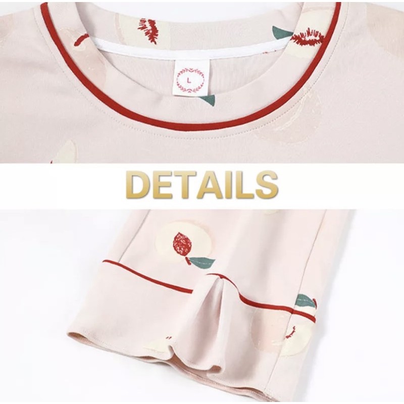 piyama set lengan panjang piyama kaos import piyama wanita grosir piyama import