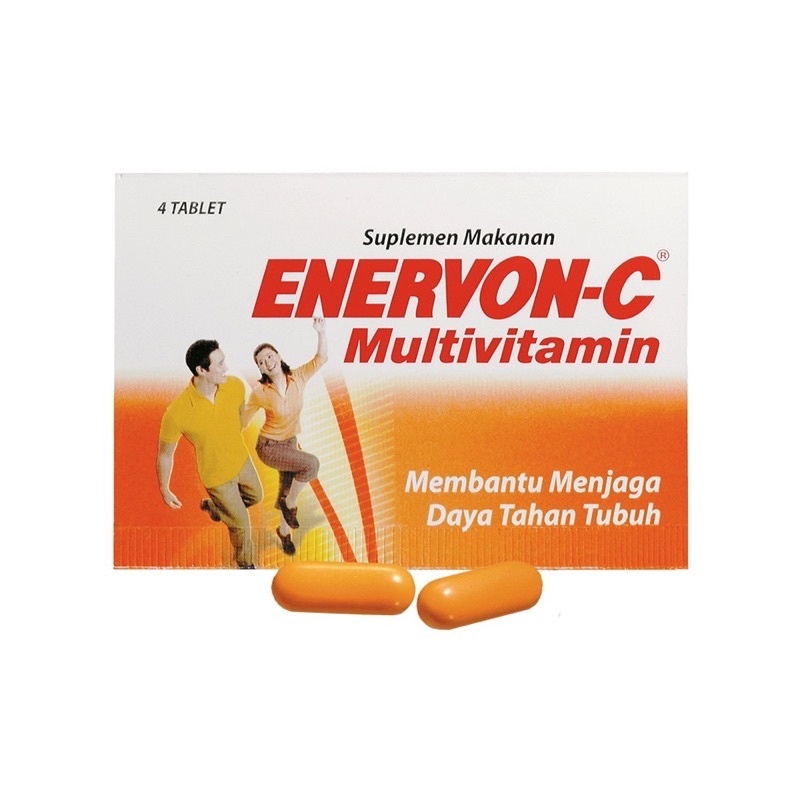 Enervon - C Strip Isi 4 Tablet / Multivitamin / VITAMIN C / 4 tablet