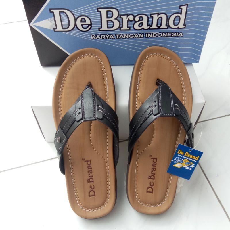 Sandal Kulit Pria DeBrand Sineca