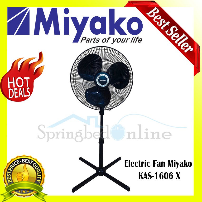 MIYAKO Electric Stand Fan - KAS 1606 X