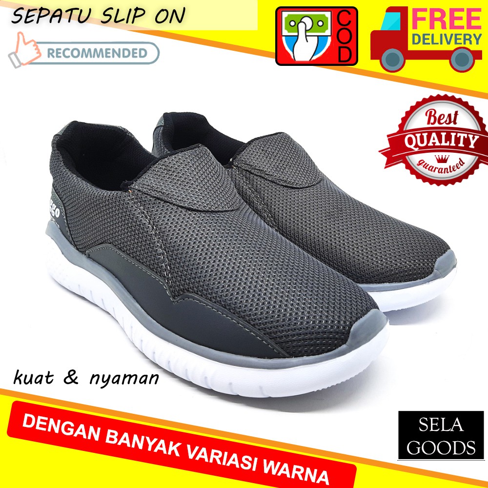 IGGO SEPATU SLIP ON PRIA SEPATU CASUAL PRIA SLIPON PASIFIC WALK