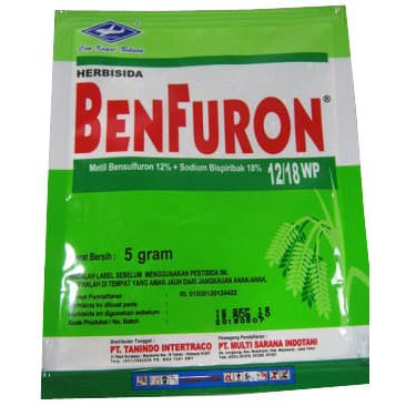 Obat Pertanian Pengendali Gulma BENFURON 5 gram