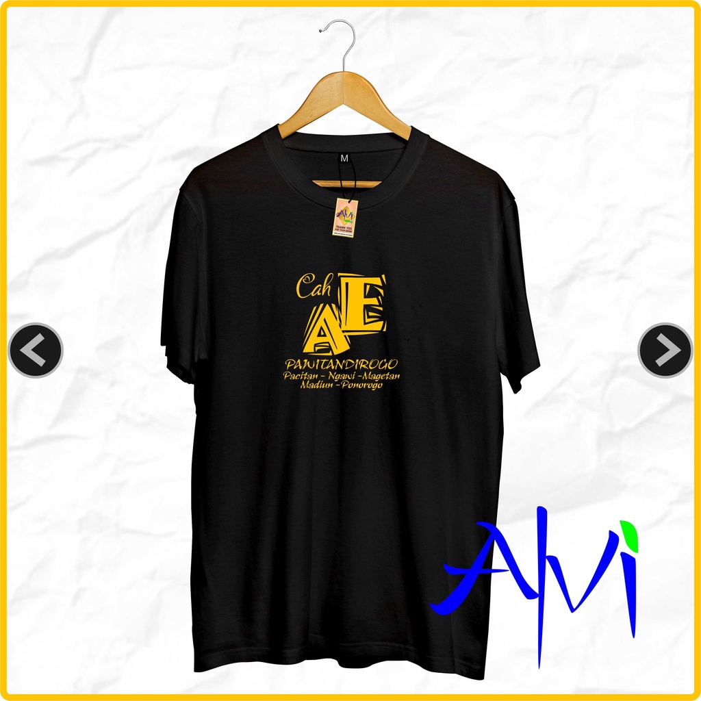 Kaos Cah AE / kaos murah magetan ngawi madiun pacitan ponorogo PAWITANDIREGO daearah jawa timur