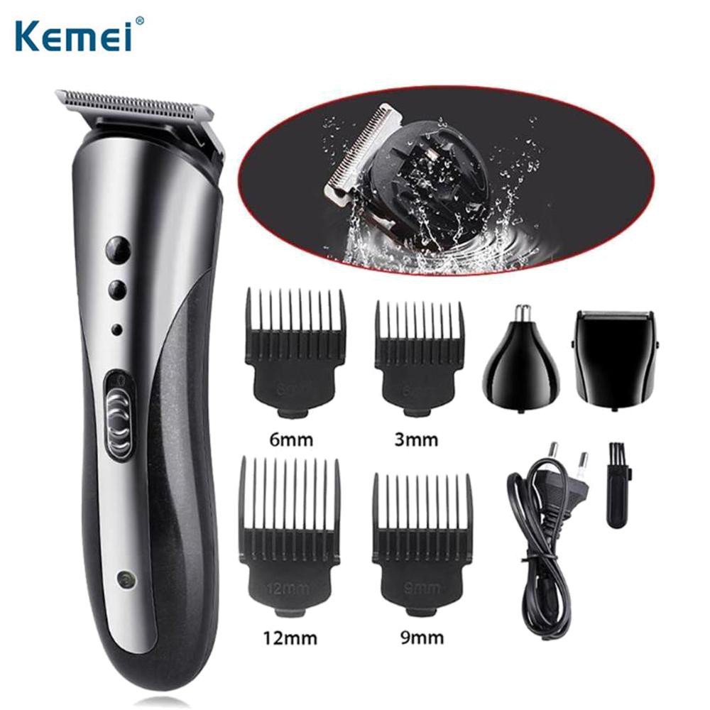 Kemei Hair Clipper KM-1407 Cukuran Rambut, Kumis, Jenggot, Bulu Hidung